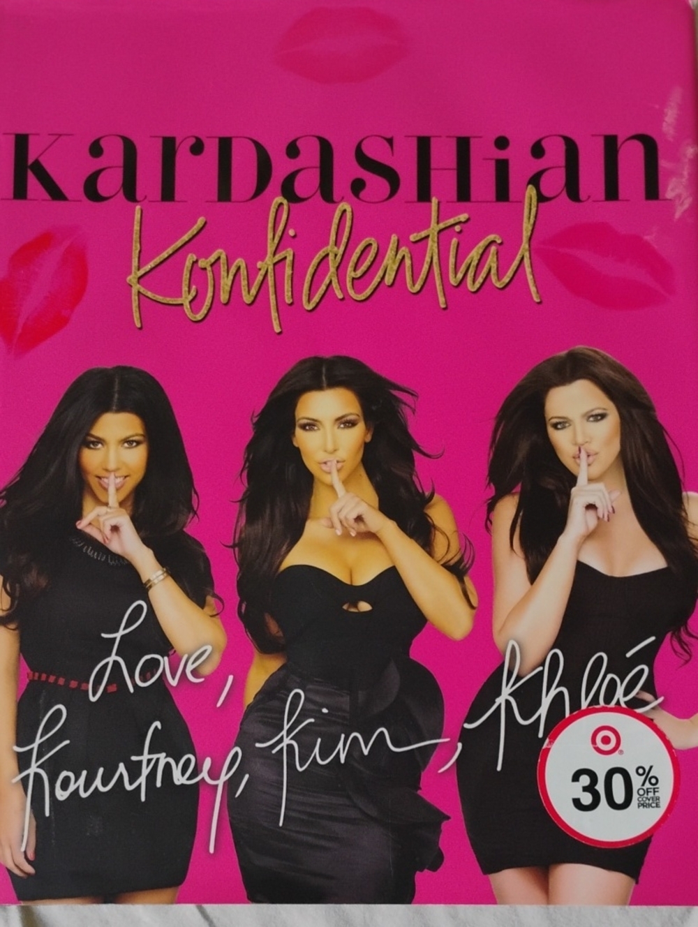 Kardashian Konfidential Book - Bright Pink Cover